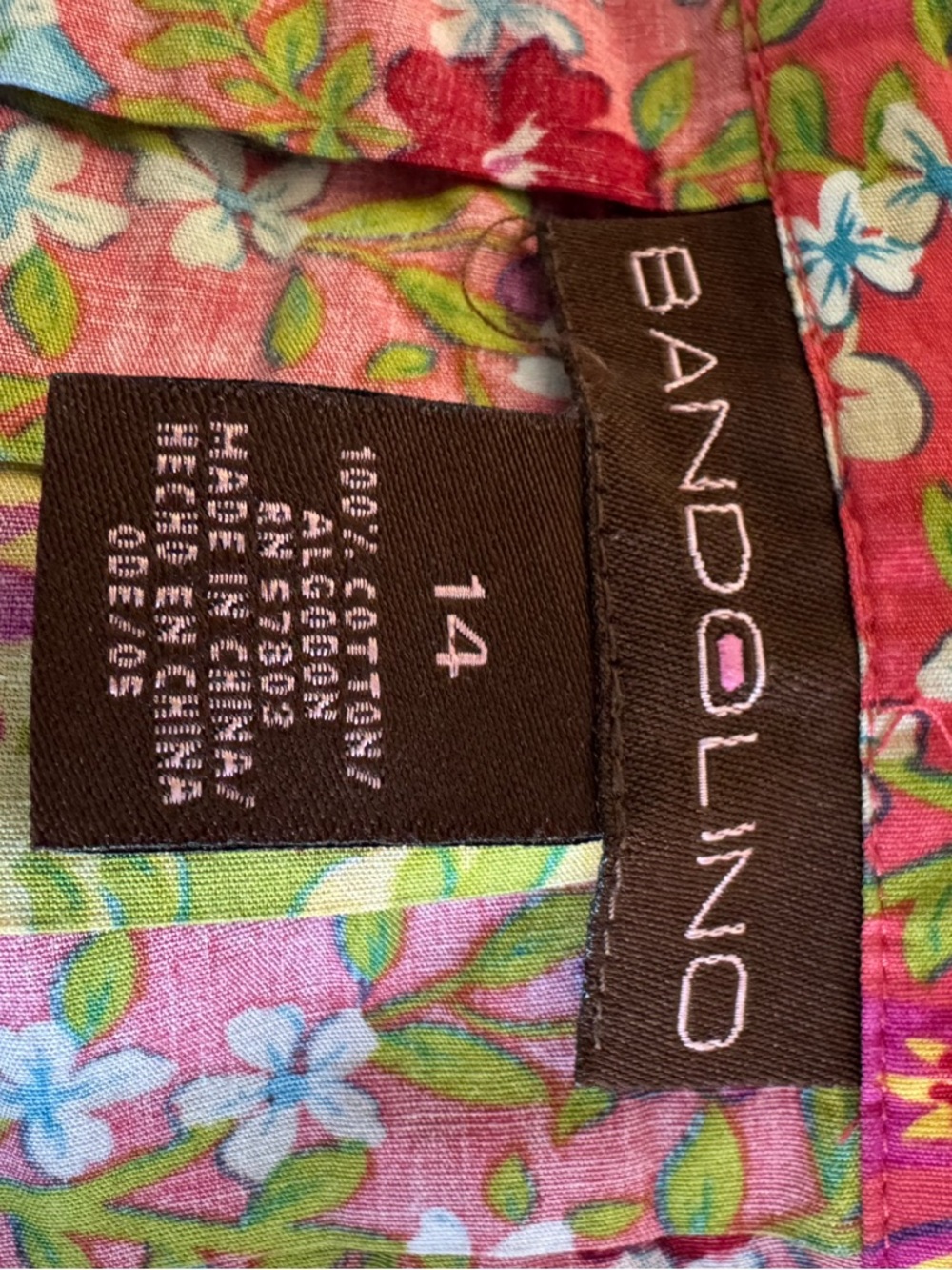 Bandolino Multicolor Paisley & Floral Gathered Skater Skirt - Picture 4 of 4
